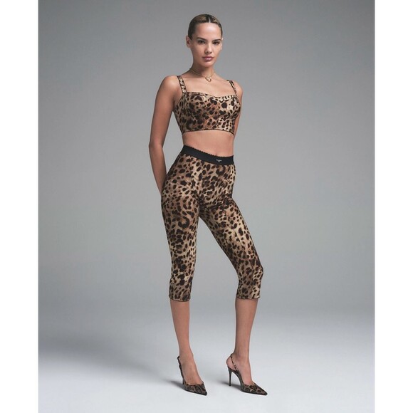 Dolce&Gabbana X SKIMS Skims Body Capri Leopard × 1 Small - Picture 2 of 7